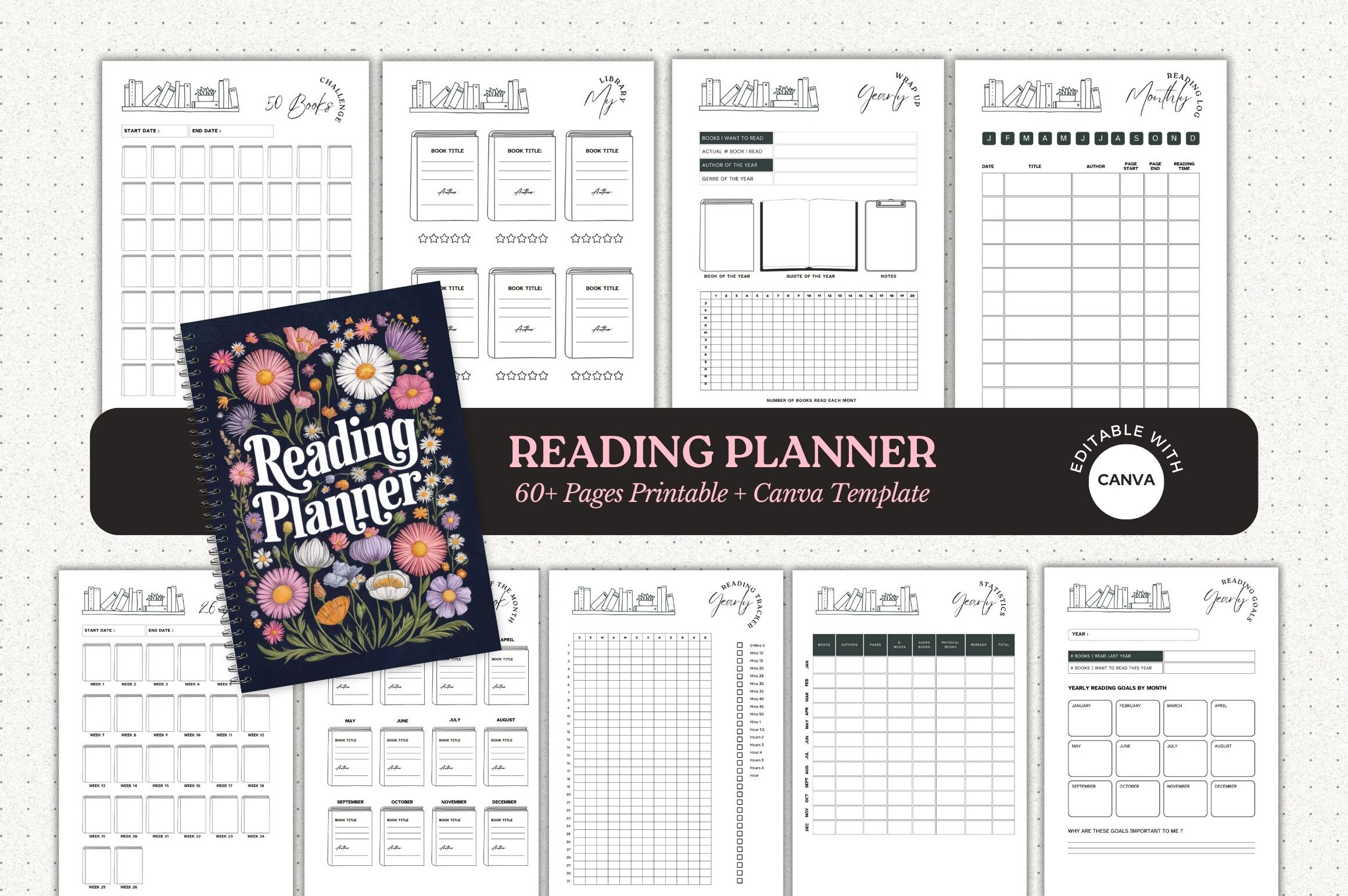 Reading Planner Journal Template